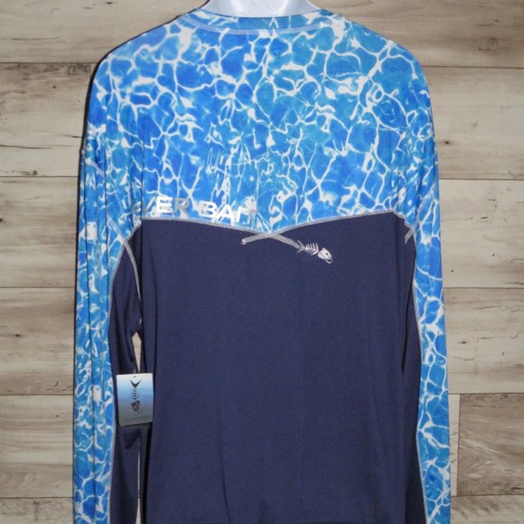 Silver Bait* Men's Long Sleeve Crew Neck Straight Hem Pullover Shirt~ Size 2XL‎ - Picture 2 of 10